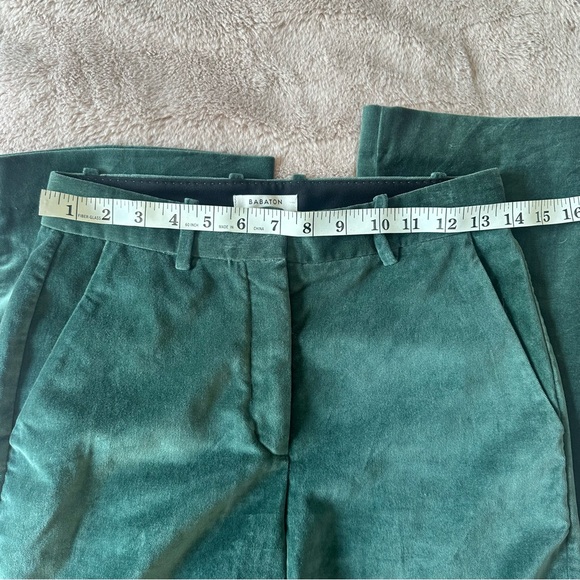 Babaton Atelier- Green Velvet Trousers - Picture 5 of 10